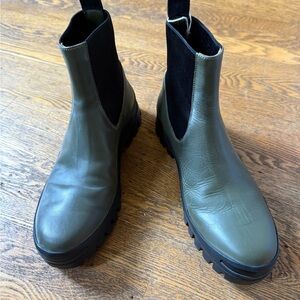 Olive Green ATP Atelier Catania boots